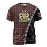 Personalized Clan Carnegie Modern Tartan Shirt with Scotland Coat of Arms & Custom Name LQ92
